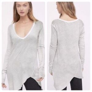 We the free long sleeve burnout tee XS